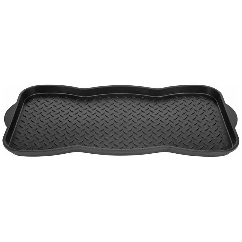Mata Podstawka Na Buty 73 x 38 cm Wypustki Ociekacz Duża MEBLIVA - Czarna