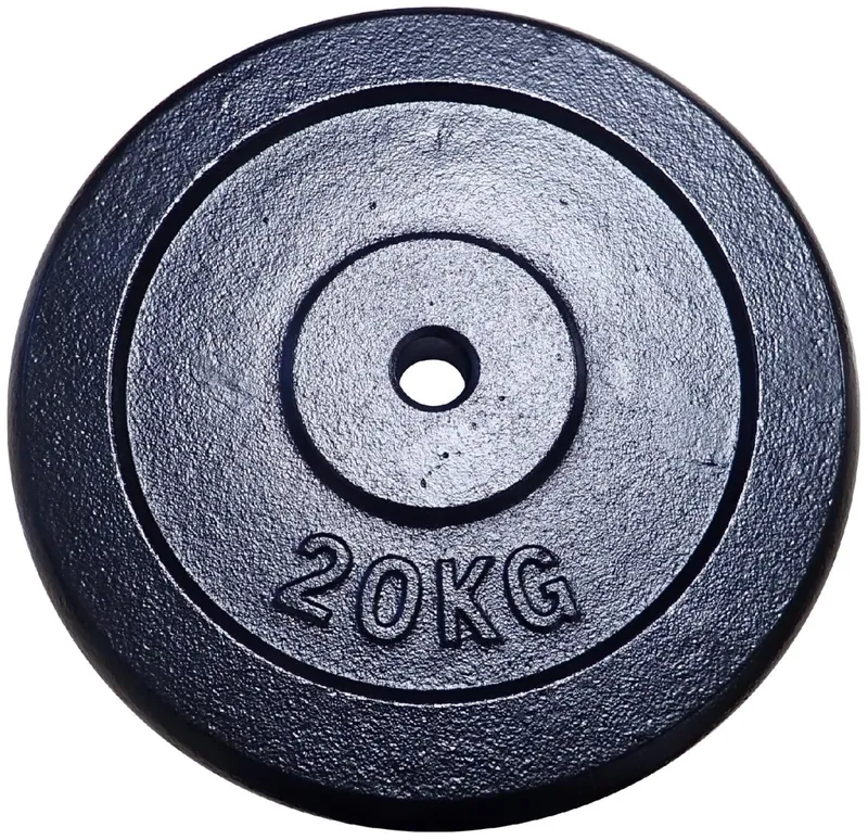 Obciążenie Talerz Żeliwny Do Gryfów Ćwiczeń 20 kg 25 mm MOVEMANIA