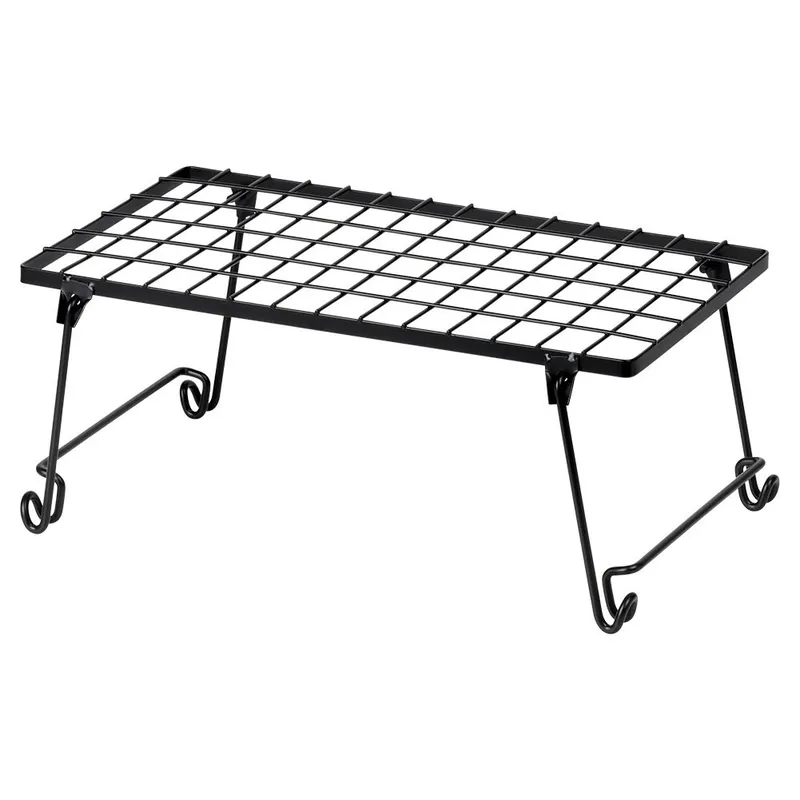 Półka Wkład Do Szafki Kuchennej Składana Metal Loft 36 cm MEBLIVA - Czarna