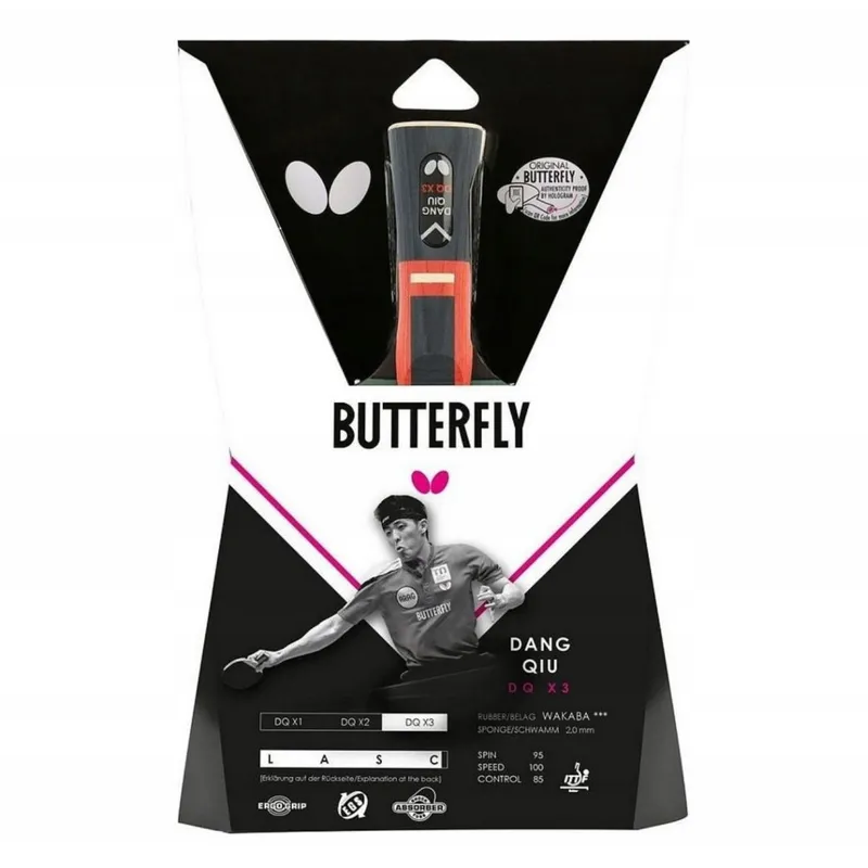 Rakietka Paletka Do Tenisa Stołowego Ping Ponga BUTTERFLY Dang Qiu DQX3