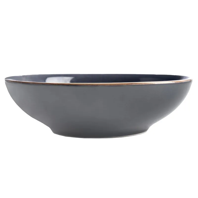 Talerz Głęboki 900 ml Ceramika Glaze Do Zup Makaronów MEBLIVA - Różowy