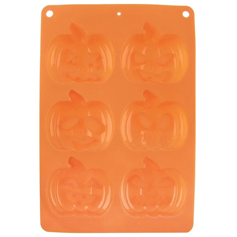 Forma Silikonowa 6 x Dynia Halloween Do Ciastek I Babeczek MEBLIVA