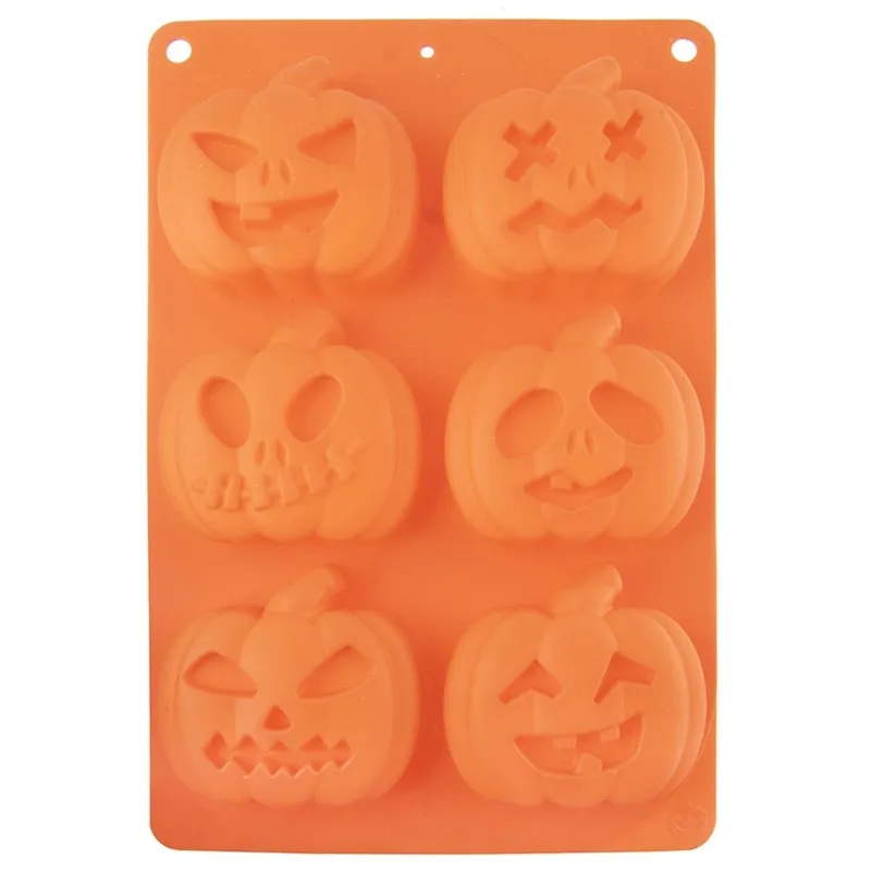 Forma Silikonowa 6 x Dynia Halloween Do Ciastek I Babeczek MEBLIVA
