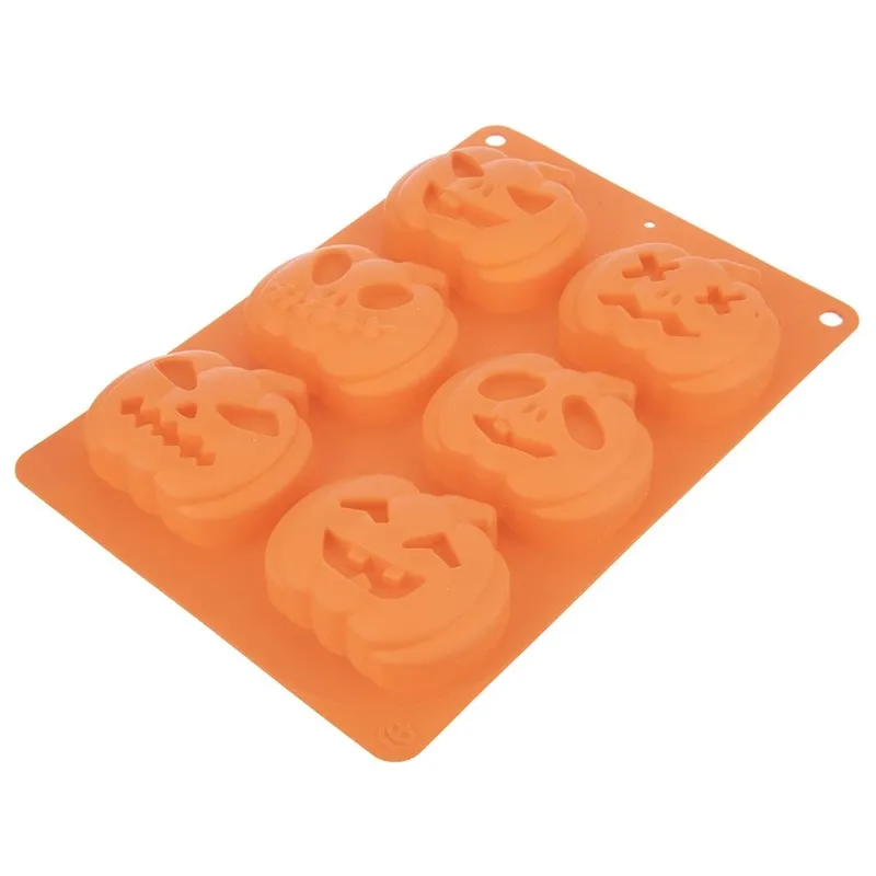 Forma Silikonowa 6 x Dynia Halloween Do Ciastek I Babeczek MEBLIVA