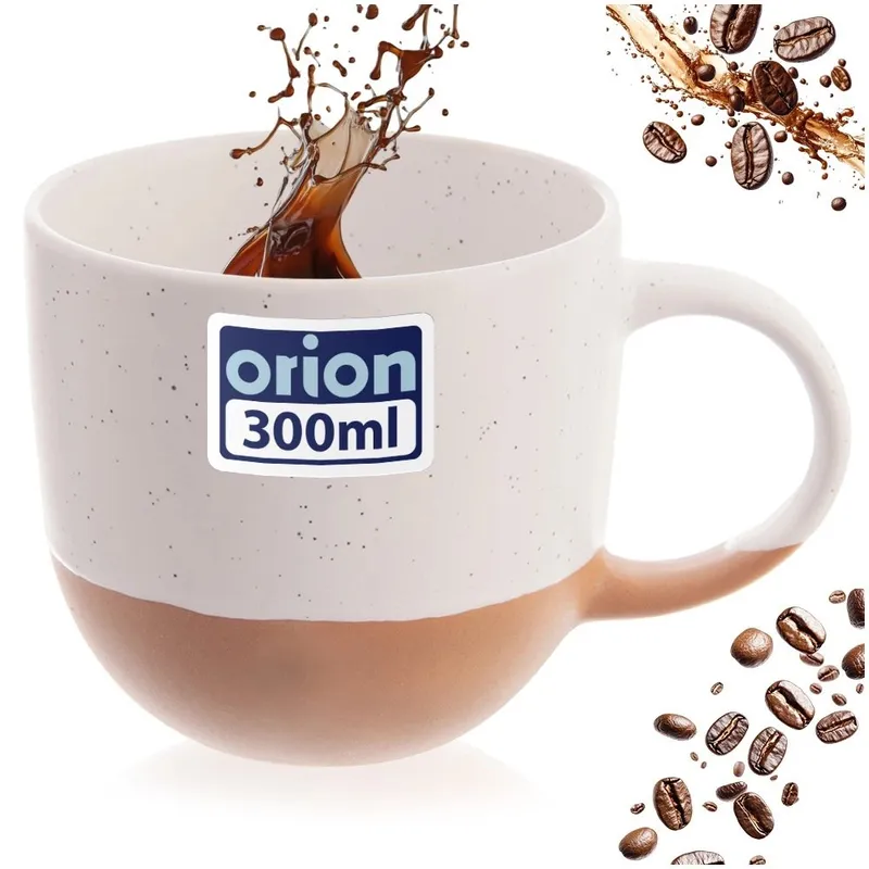 Kubek Kamionka 290ml Szary Matowy Z Uchem Do Kawy Herbaty AGD MEBLIVA