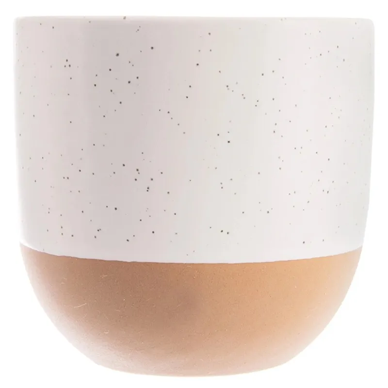 Kubek Do Kawy Herbaty Ceramiczny 290ml Klasyczny MEBLIVA - Biały