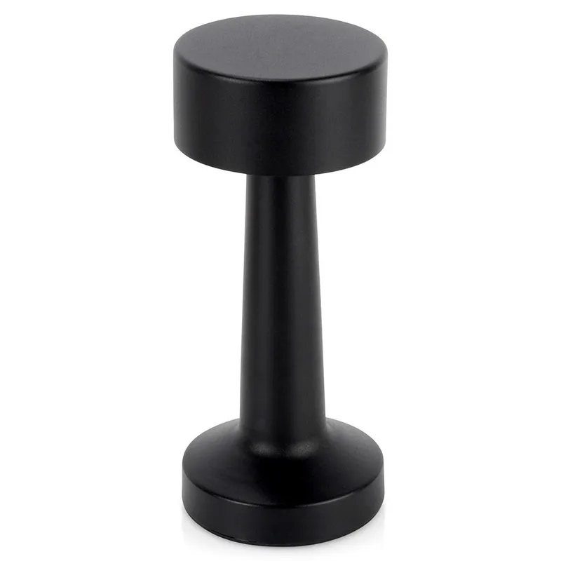 Lampka Stołowa LED 21 cm Akumulator 3 Tryby Ściemnianie MEBLIVA - Czarna