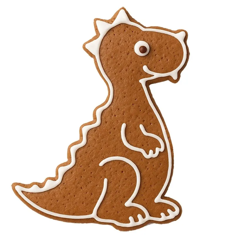 Wykrawacz Do Ciastek Dinozaur 6,5 cm Stal Nierdzewna Do Zmywarki MEBLIVA