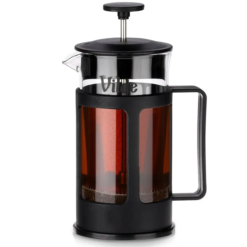 Zaparzacz Tłokowy French Press Kawa Herbata 350 ml Szkło MEBLIVA