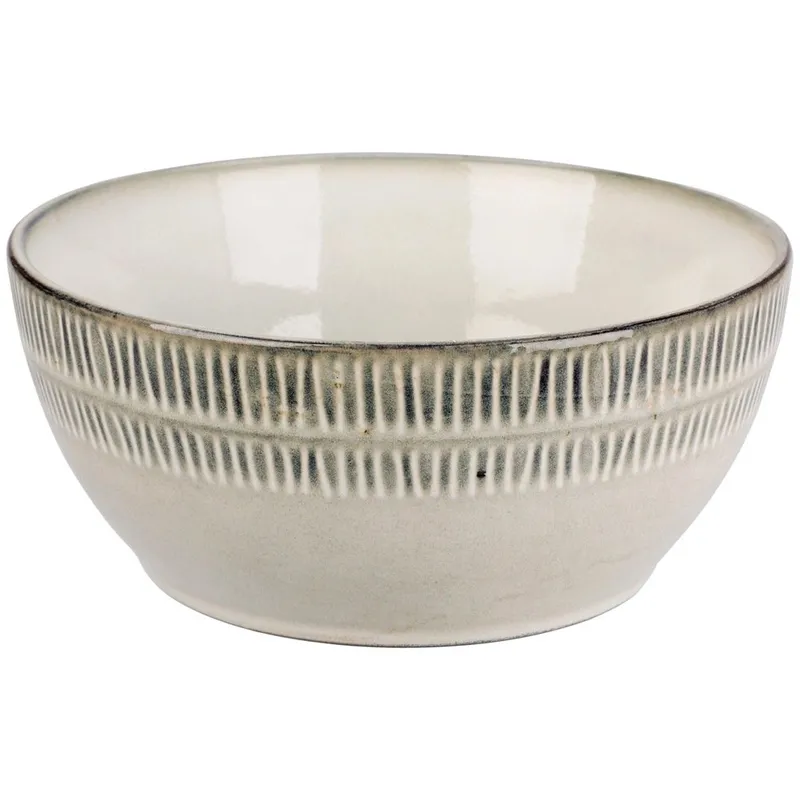 Miseczka Ceramiczna 750 ml Szara Matowa Na Zupę Płatki Sałatkę MEBLIVA