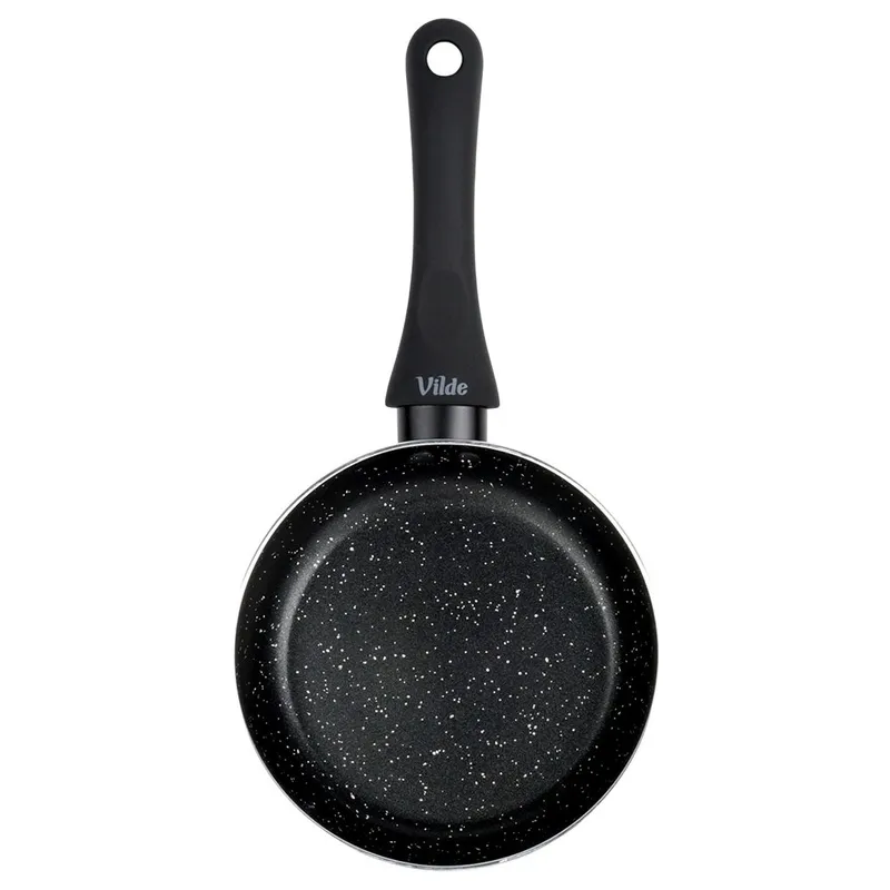 Patelnia Granitowa 16 cm Black Line Indukcja Gaz Non-Stick MEBLIVA