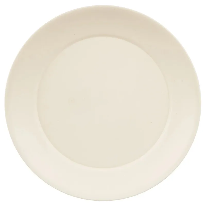 Zestaw 6 Talerzy Obiadowych 23,5 cm Plastikowe Piknik MEBLIVA - Kremowe