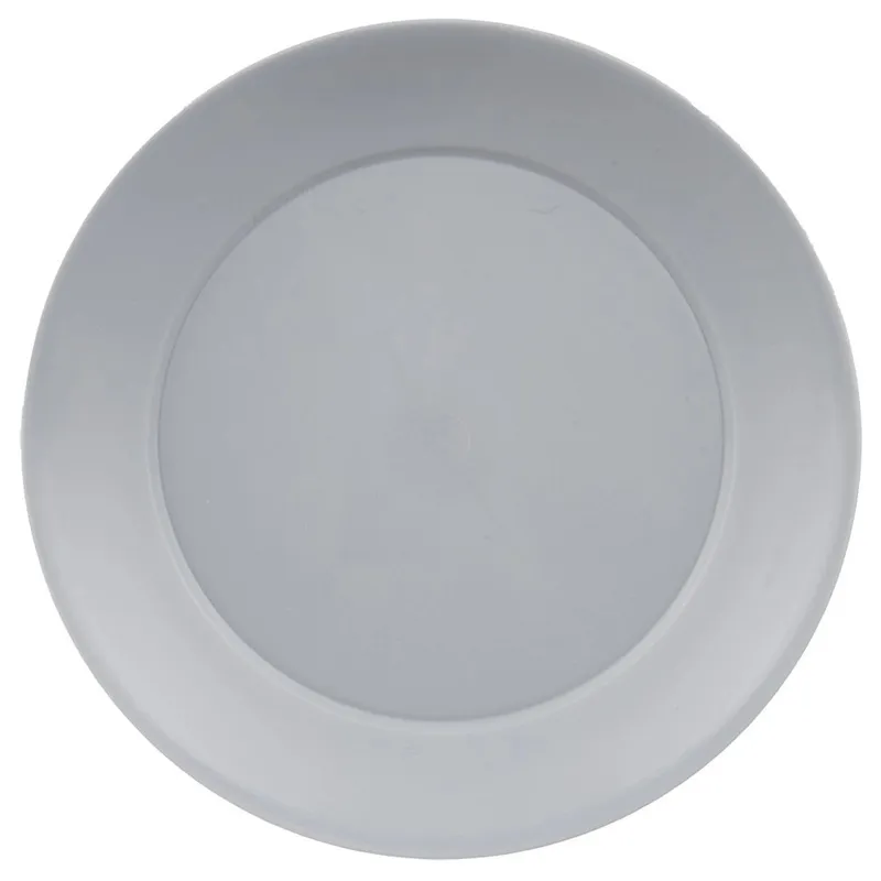 Zestaw 6 Talerzy Obiadowych 23,5 cm Nietłukące Do Mikrofali MEBLIVA - Szare
