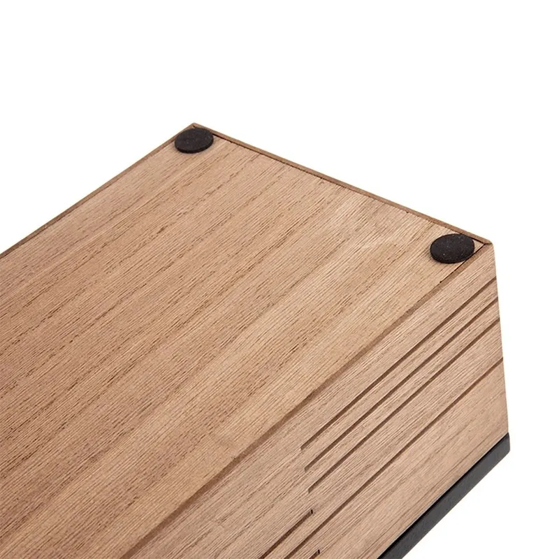 Chustecznik Drewniany MDF Loft Line Pokrywa Na Serwetki MEBLIVA - Czarna