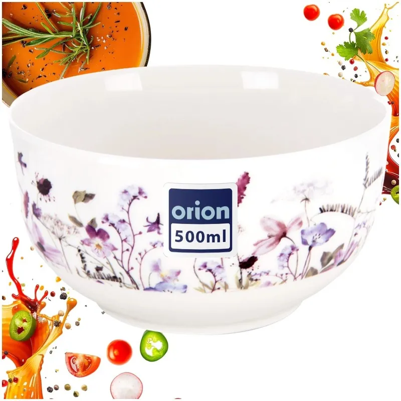 Miseczka Porcelanowa 500 ml Louka Miska Na Zupę Płatki Salaterka MOVEMANIA