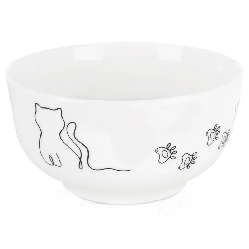 Miseczka Porcelanowa 550 ml Kotek Miska Dla Dzieci Na Zupę MOVEMANIA