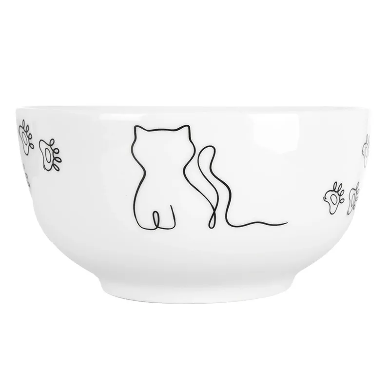 Miseczka Porcelanowa 550 ml Kotek Miska Dla Dzieci Na Zupę MOVEMANIA
