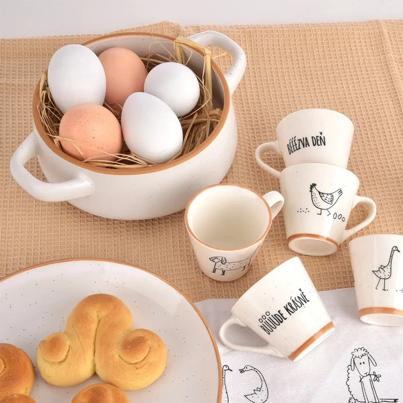 Bulionówka Ceramiczna Z 2 Uchwytami Miska Do Zupy Kremu 800ml MOVEMANIA