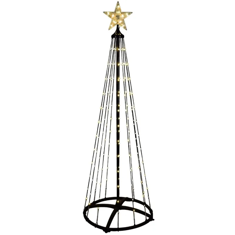 Choinka Świecąca Stożek Zewnętrzna XXL 550 LED 300 cm MEBLIVA