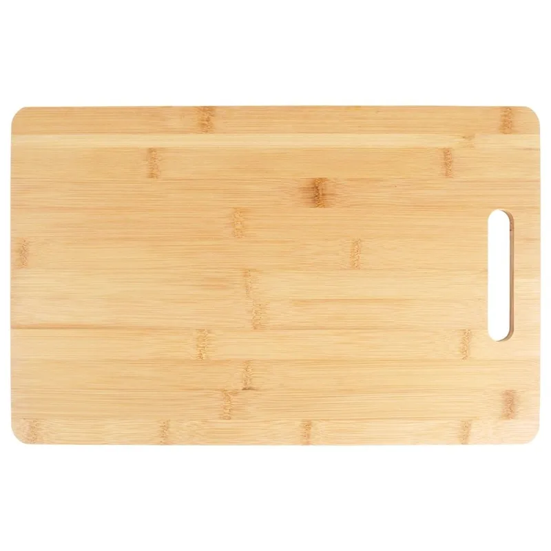 Deska Do Krojenia Bambusowa 40 x 25 cm Solidna Z Uchwytem Kuchnia MEBLIVA