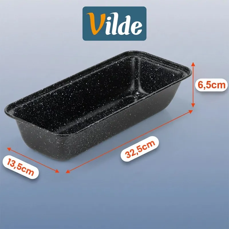 Forma Keksówka 32,5 cm Granitowa Do Chleba Pasztetu Babki MEBLIVA