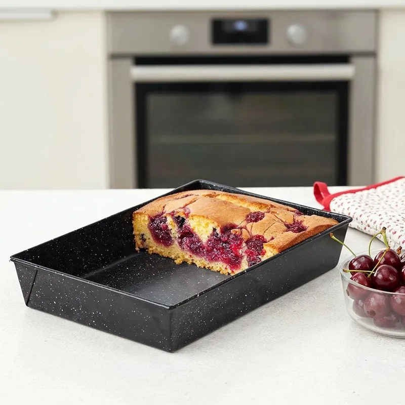 Forma Do Pieczenia Ciast Mięs Zapiekanek Granitowa 36 x 24 x 6 cm MEBLIVA