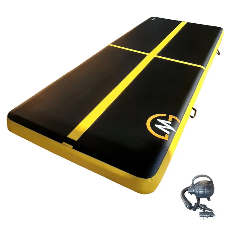 Ścieżka Gimnastyczna Airtrack Pompowana 400x150x20cm Mata MOVEMANIA