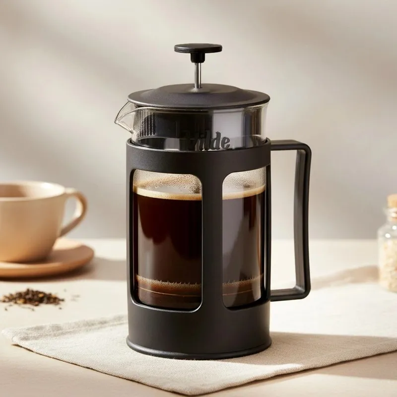 Zaparzacz Tłokowy French Press Kawa Herbata 600 ml Szkło MEBLIVA