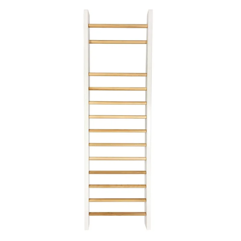 Drabinka Gimnastyczna Do Ćwiczeń Ściany 220 x 80cm MOVEMANIA - Biała