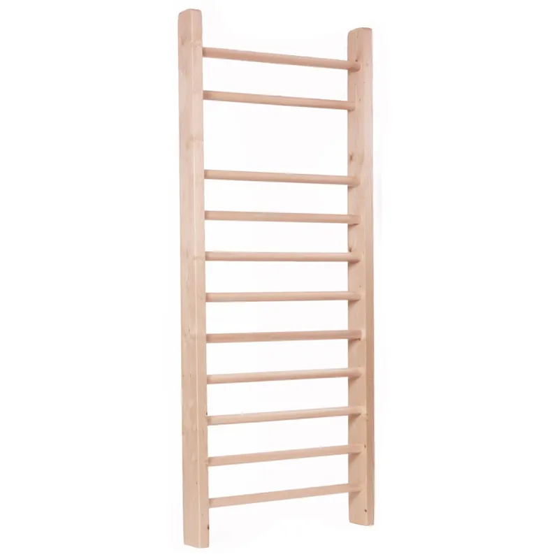 Drabinka Gimnastyczna Do Ćwiczeń Ściany 220 x 90 cm Lakierowana MOVEMANIA