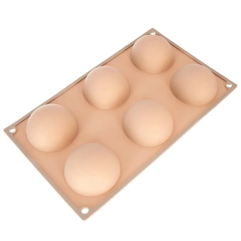 Forma Silikonowa PÓŁKULE 6 szt Mono-Porcje Desery Semifreddo Lody MEBLIVA