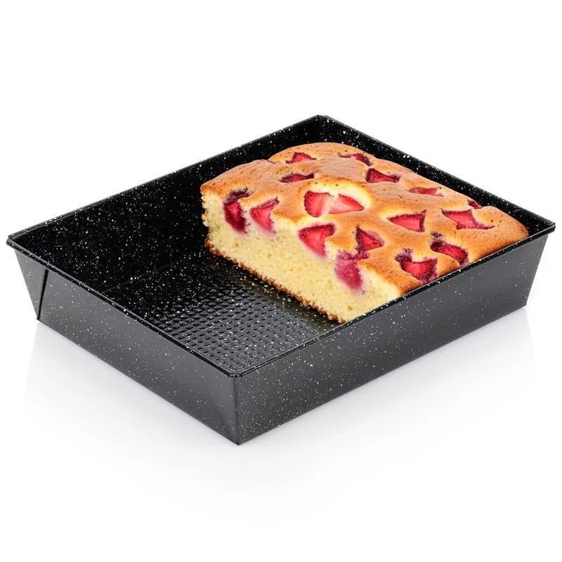 Forma Do Pieczenia Ciast Zapiekanek Granitowa 27,5 x 22,5 x 6 cm MEBLIVA