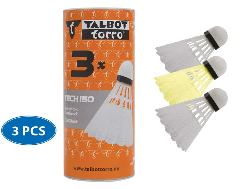 Lotki Do Badmintona TALBOT-TORRO Tech 150 3 szt TALBOT TORRO