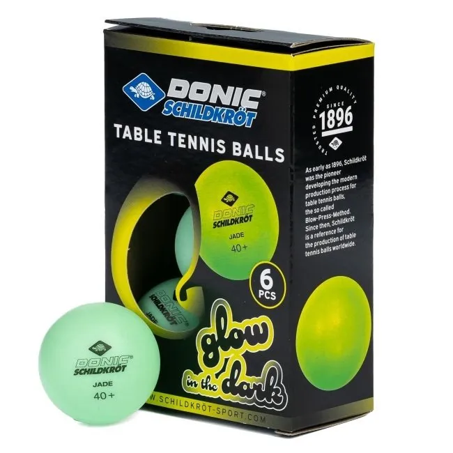 Piłeczki Do Tenisa Stołowego Schildkröt Glow In The Dark 6szt MOVEMANIA