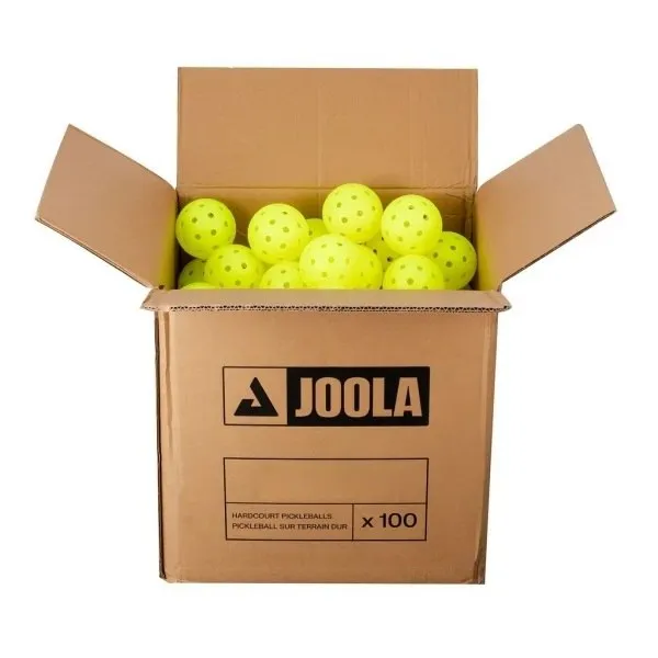 Piłki Do Pickleballa Outdoorowe JOOLA Primo Turniejowe 100 szt - Żółte