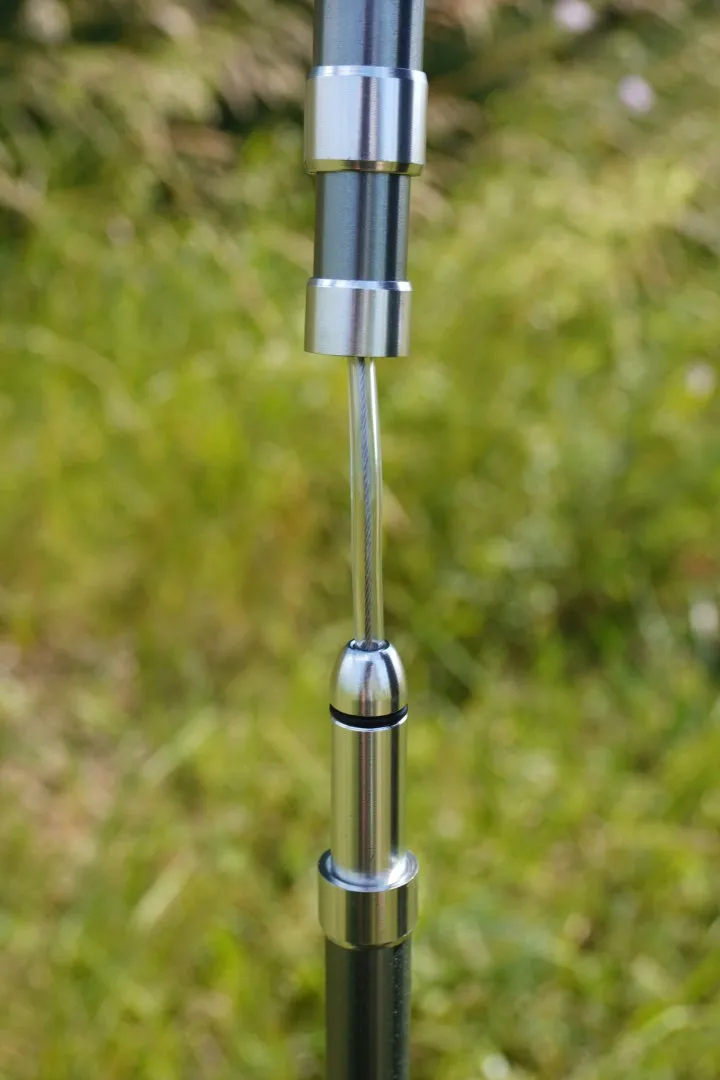 Kije Kijki Trekkingowe Składane 5-CZĘŚCIOWE Regulowane 115-135 cm MOVEMANIA