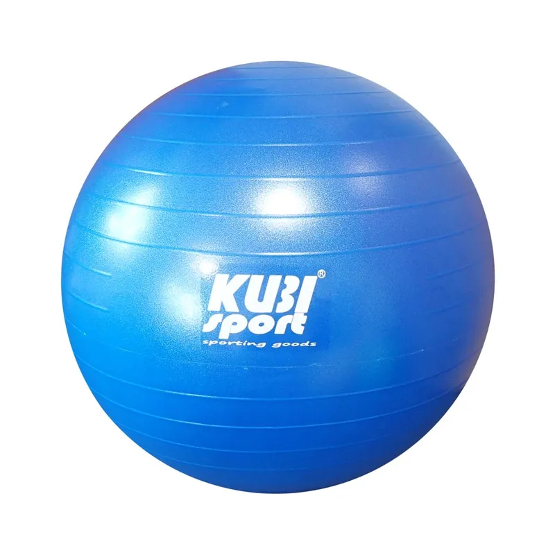 Piłka Gimnastyczna Do Ćwiczeń Treningu Fitness 650 mm MOVEMANIA - Niebieska