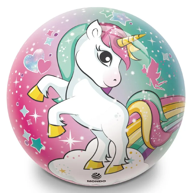 Piłka Gumowa Jednorożec Unicorn 23 cm Do Gry I Zabawy Dzieci MOVEMANIA