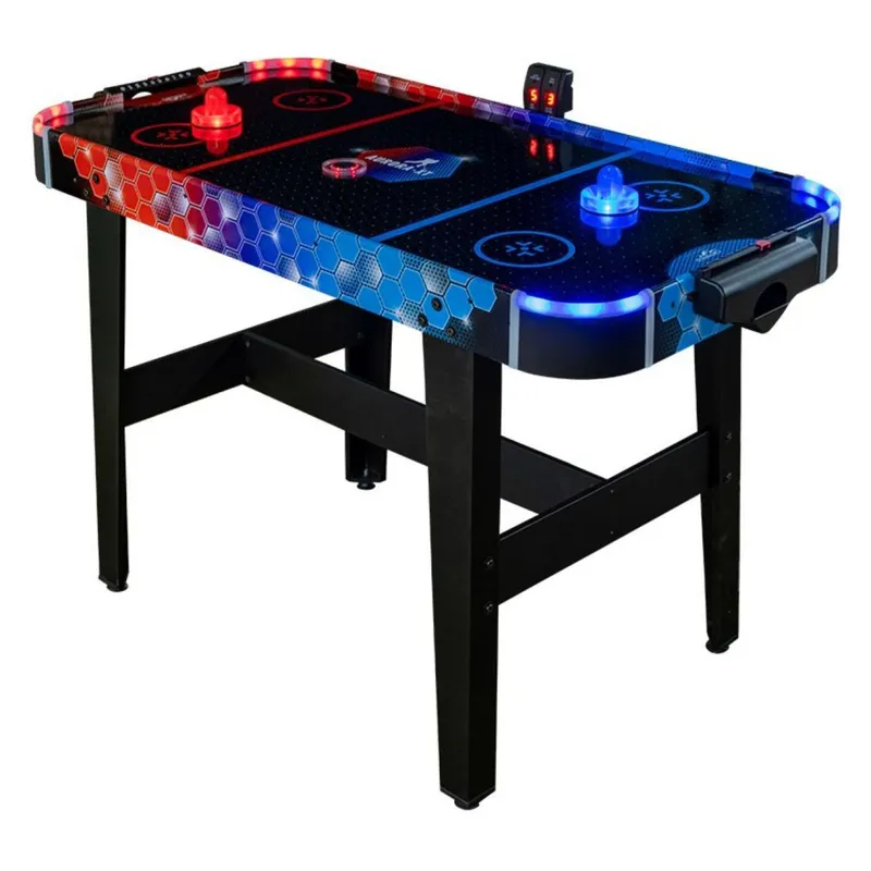 Stół Air Hockey Cymbergaj LED Aurora-XT 4ft Gry Dzieci MOVEMANIA