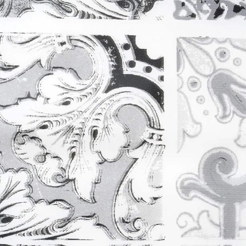 Zasłona Prysznicowa Haczyki Wodoodporna Kafelki 180x180 cm MEBLIVA