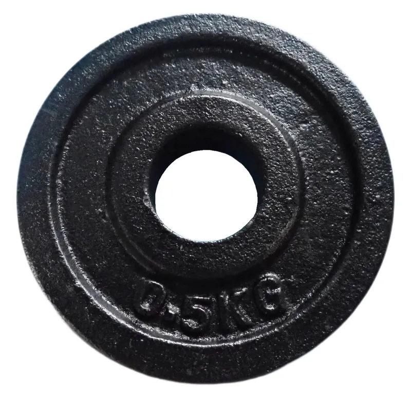 Ciężar Obciążenie Żeliwne Talerz Do Gryfu Hantli 0,5kg MOVEMANIA - 25mm