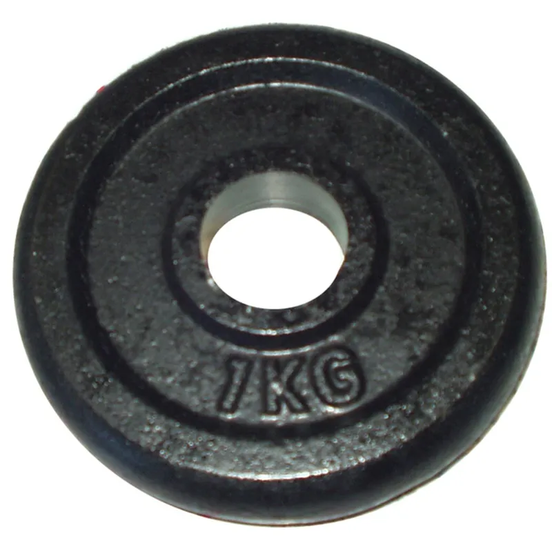 Ciężar Obciążenie Żeliwne Talerz Do Gryfu Hantli 1kg MOVEMANIA - 30mm