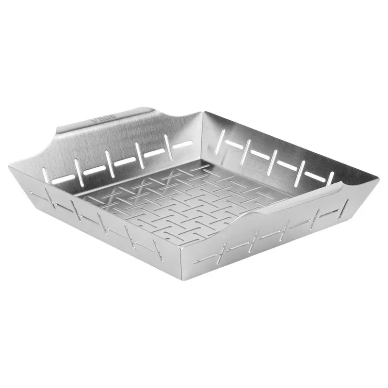 Koszyk Do Grillowania Stalowy Perforowany 27x23x5 cm GARDIVA