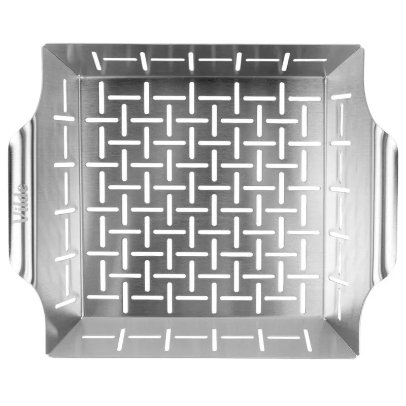 Koszyk Do Grillowania Stalowy Perforowany 27x23x5 cm GARDIVA