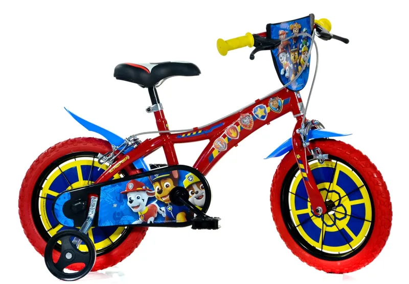 Rowerek Dziecięcy 14 Cali Psi Patrol Paw Patrol Hamulec Dino MOVEMANIA