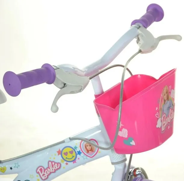 Rowerek Rower Dziecięcy Dla Dziewczynki BARBIE Z Bocznymi Kółkami MOVEMANIA