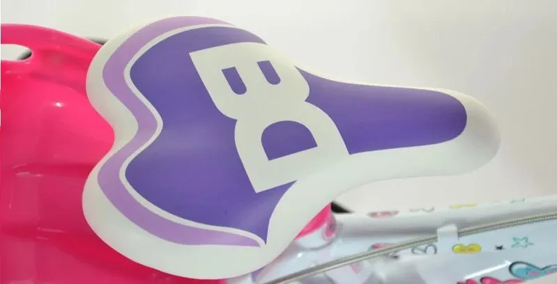 Rowerek Rower Dziecięcy Dla Dziewczynki BARBIE Z Bocznymi Kółkami MOVEMANIA