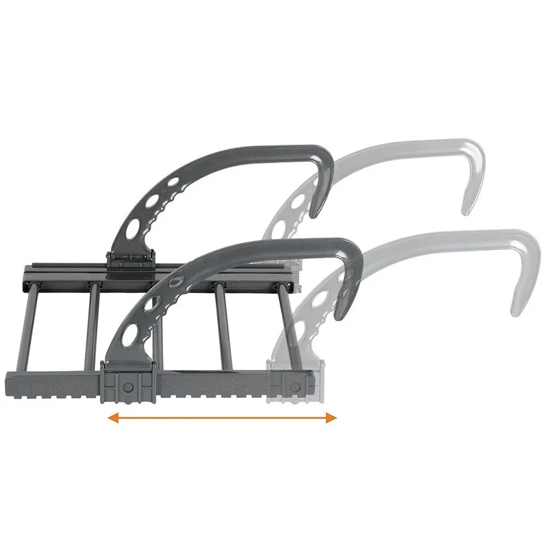 Suszarka Na Pranie Na Kaloryfer Rozsuwana Balkonowa 60 cm GARDIVA - Szara