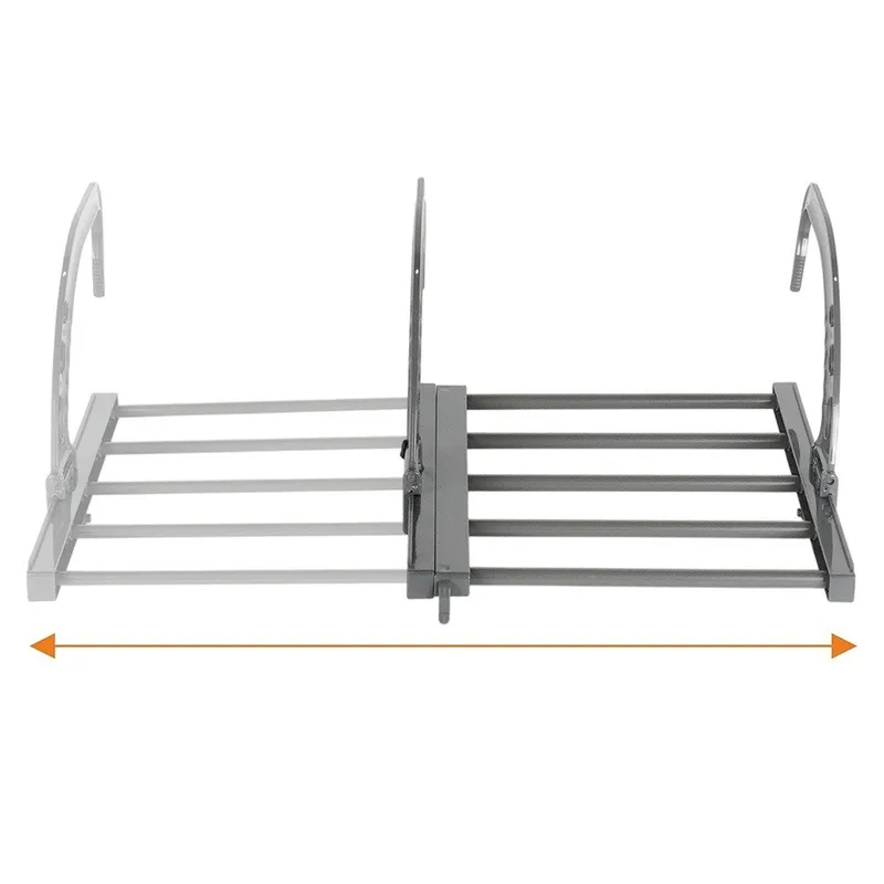 Suszarka Na Pranie Na Kaloryfer Rozsuwana Balkonowa 60 cm GARDIVA - Szara
