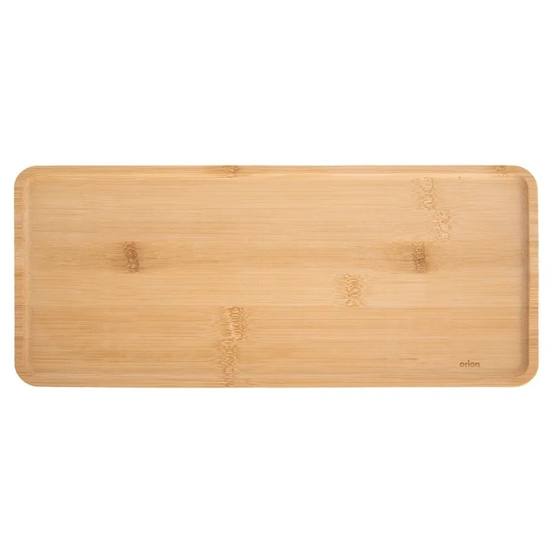 Talerz Drewniany Prostokątny Do Serwowania Bambusowy 35 x 15 cm MEBLIVA